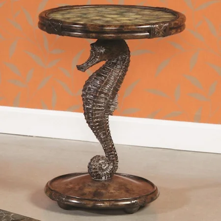 Seahorse Round Accent